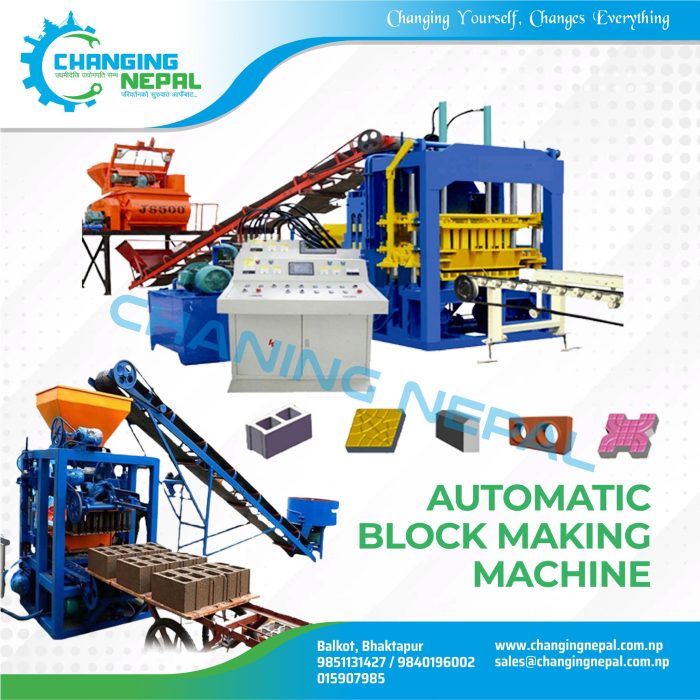 Block Brick Making Machine Auto